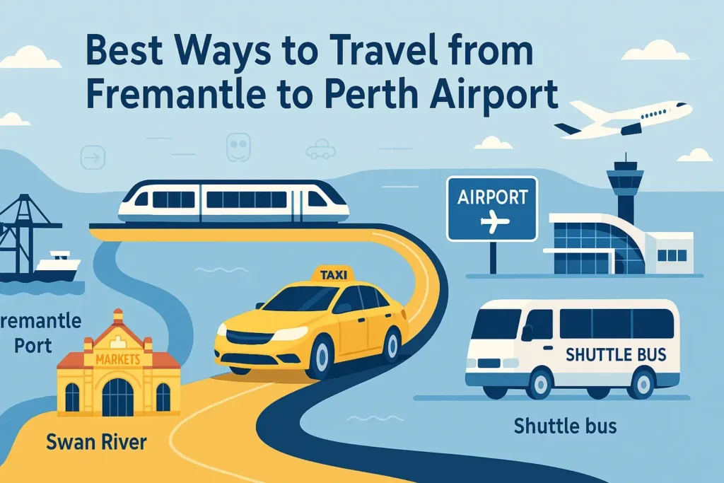 Fremantle to Perth Airport taxi