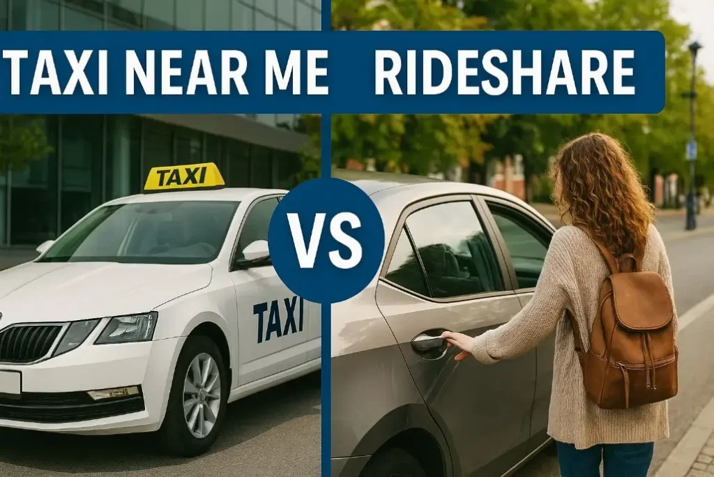 Taxi Near Me vs Rideshare
