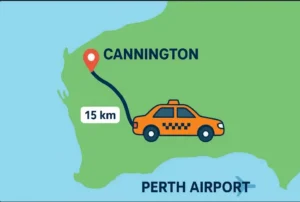 Taxi Cannington to Perth Airport