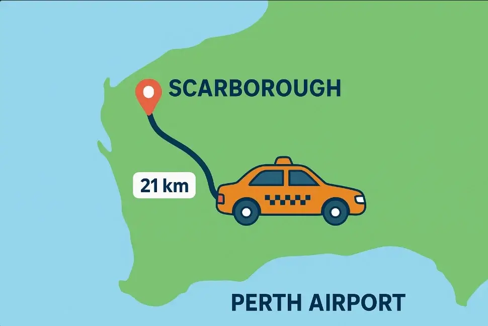Taxi Scarborough to Perth Airport Transfers