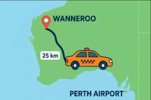 Taxi Wanneroo to Perth Airport