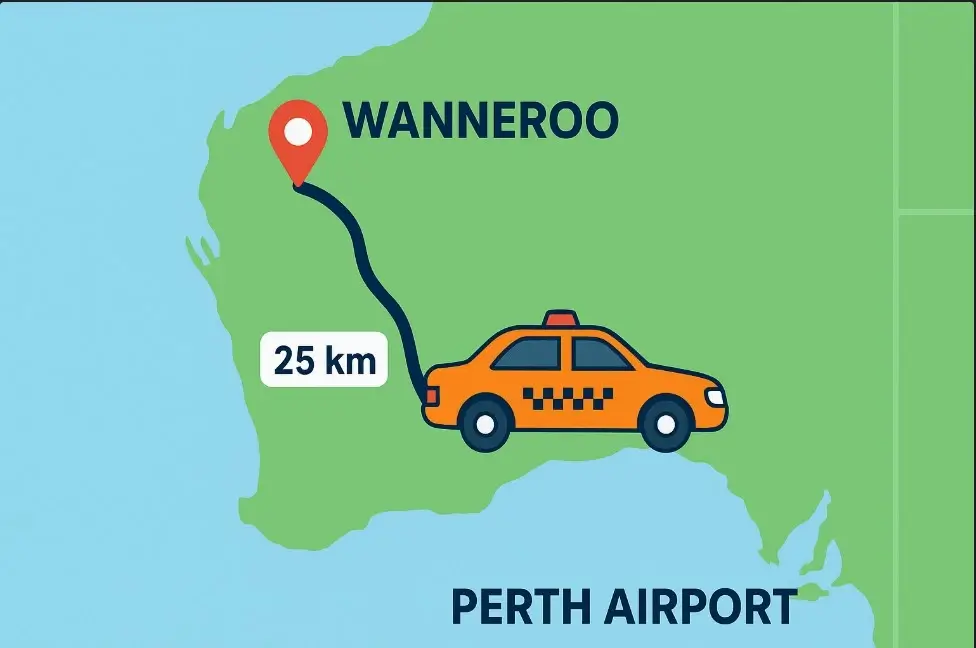 Taxi Wanneroo to Perth Airport