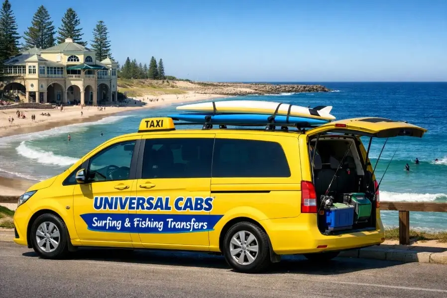 Surfing and fishing transfers Perth from Cottesloe