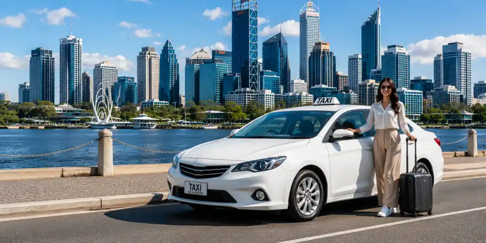 Perth taxi service by Universal Cabs for airport transfers and local rides
